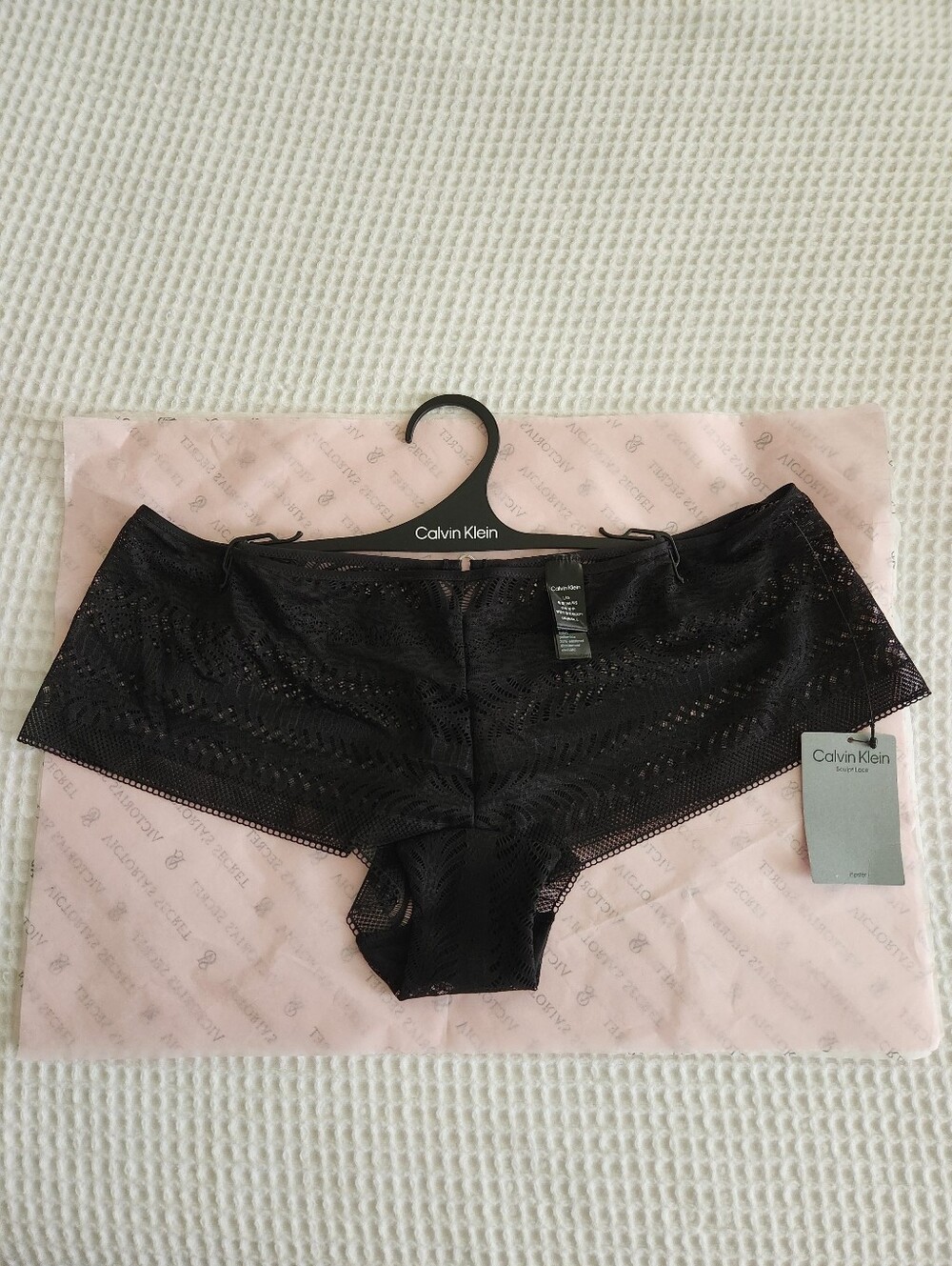 ✨️✨️NWT Calvin Klein Sculpt Lace Hipster Panty Solid Color Women's Large XL